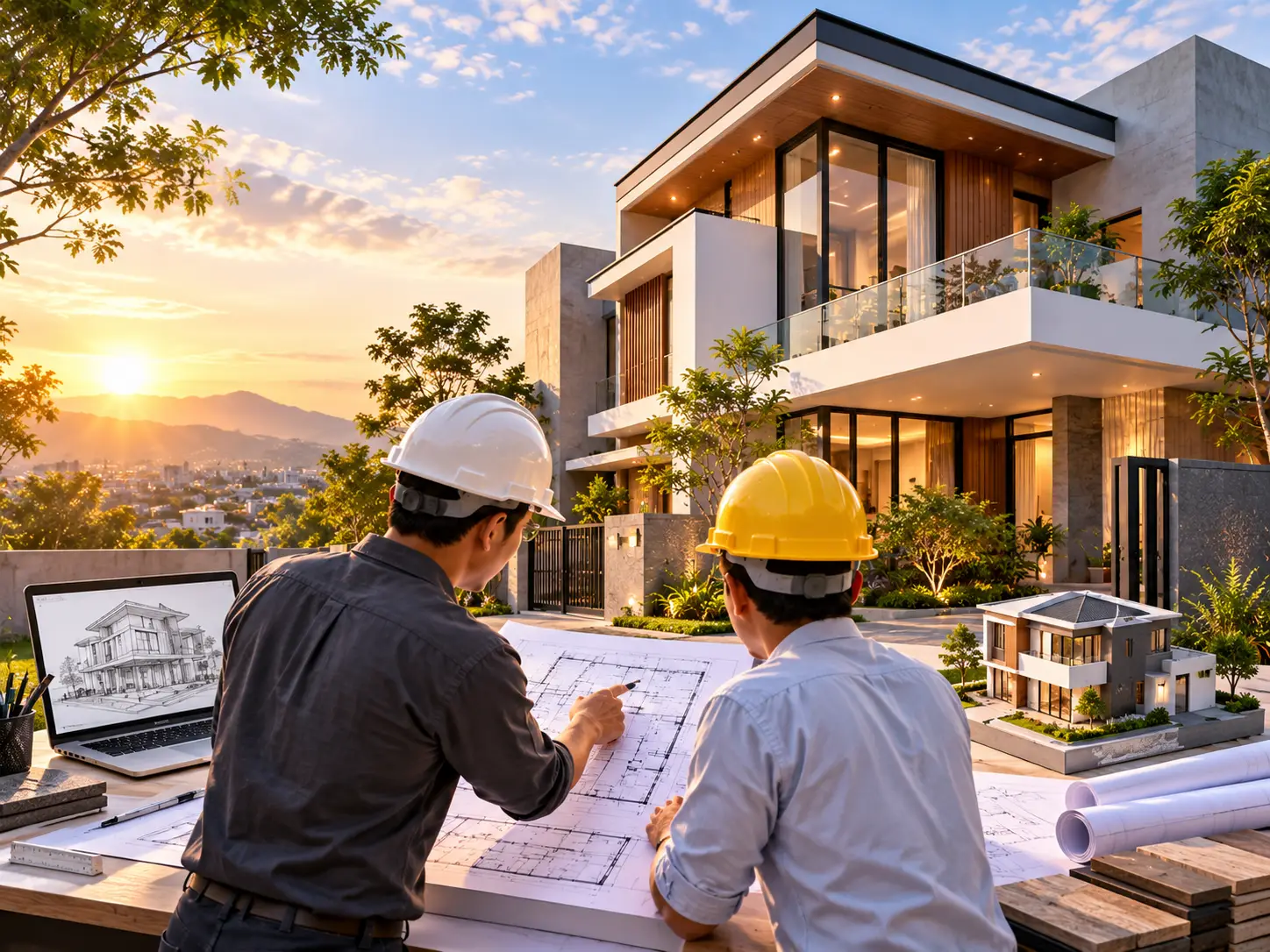 Binur Jasa desain arsitektur rumah dan gedung